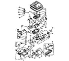 Kenmore 11632800 vacuum cleaner parts diagram
