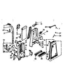 Handle and bag housing