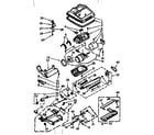 Kenmore 11632900 nozzle and motor assembly diagram
