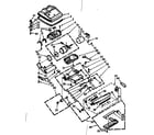 Kenmore 11632970 nozzle and motor assembly diagram