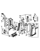 Handle and bag housing