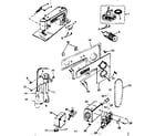 Kenmore 15813160 motor assembly diagram