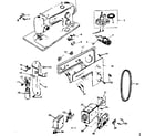 Kenmore 15813170 motor assembly diagram