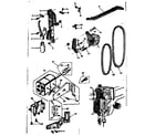 Kenmore 15817030 motor assembly diagram