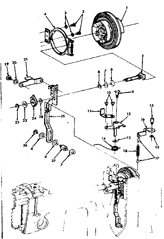 CUTCH BRAKE ASSEMBLY