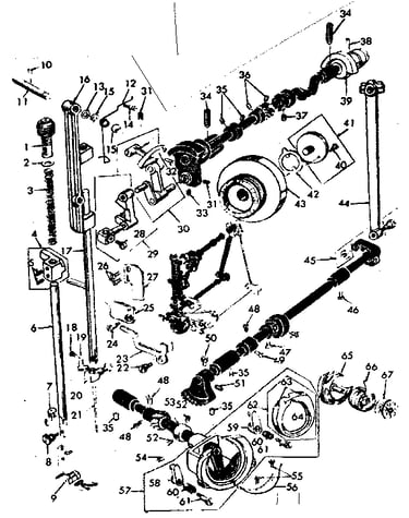 Presser bar and shuttle assembly