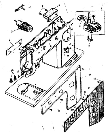 Bobbin winder and face plates