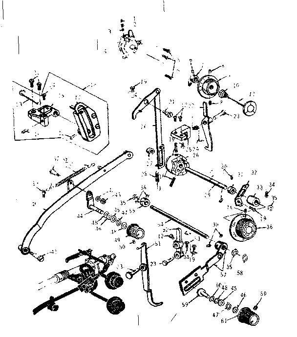 Zigzag guide assembly