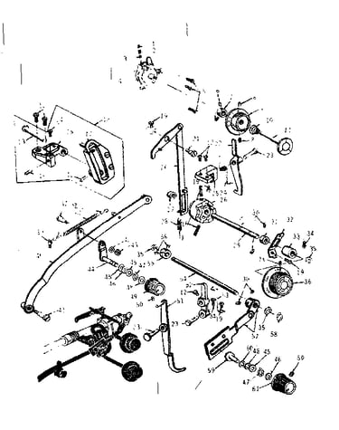 Zigzag guide assembly