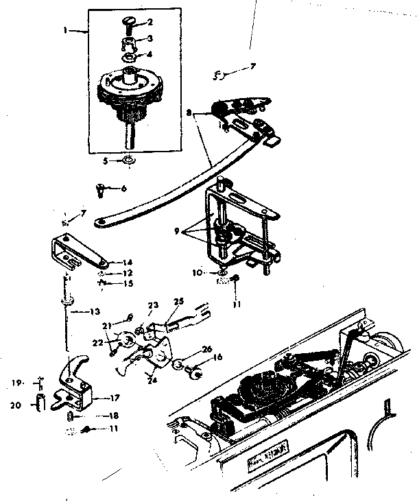 Super follower and connecting plate