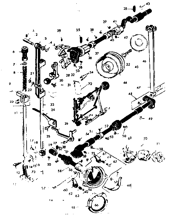 Presser bar and shuttle assembly