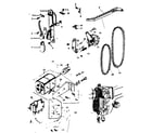 Kenmore 15818030 motor assembly diagram