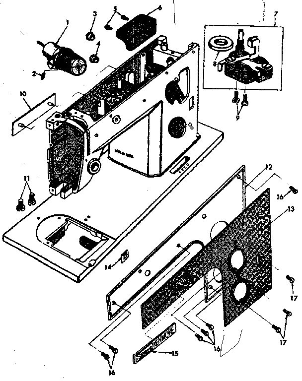 Bobbin winder and face plates