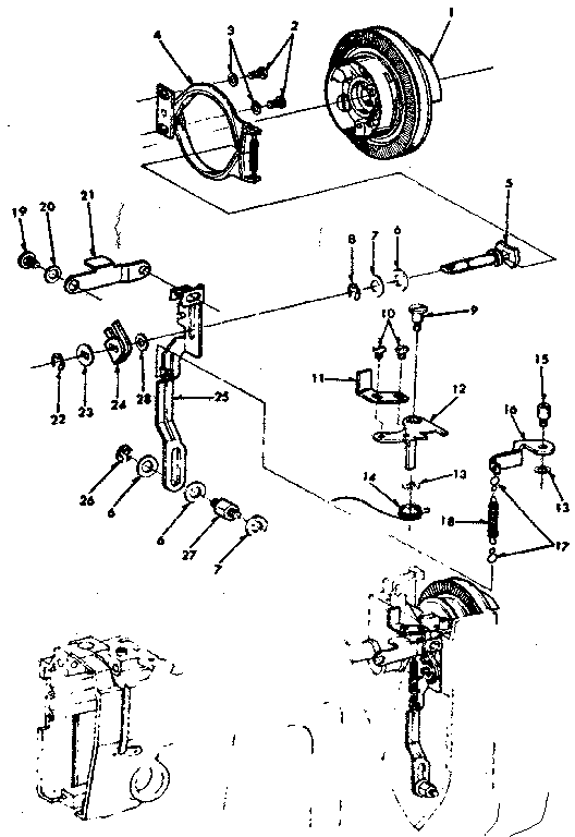 Clutch brake assembly