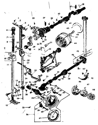 Presser bar and shuttle assembly
