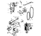 Kenmore 15818031 motor assembly diagram