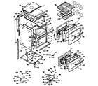 Kenmore 1033247200 body section diagram