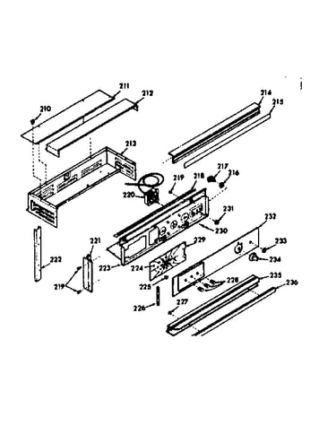 Control panel section