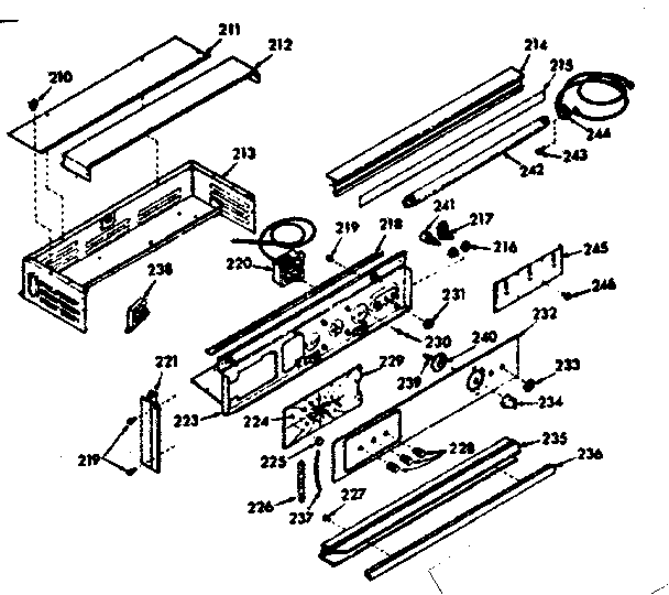 Control panel section