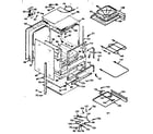 Kenmore 1034267201 body section diagram
