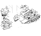 Kenmore 1035277210 blower assembly and body section diagram