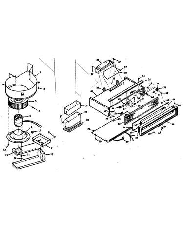 Blower assembly and body section