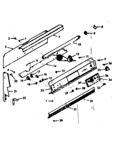 Backguard section