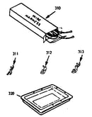 Wire harnesses and components rotisserie pan kit