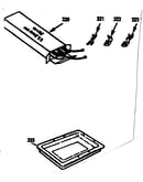 Wire harnesses & components & optional rotisserie pan kit