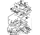 Kenmore 1037287310 burner section diagram