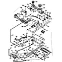 Kenmore 1037287360 burner section diagram