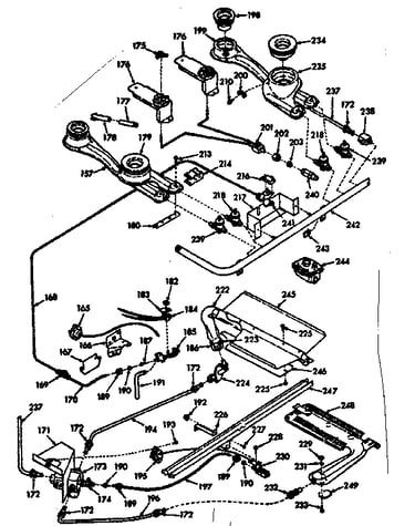 Burner section