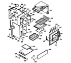 Kenmore 1037287310 body section diagram
