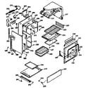 Kenmore 1037287360 body section diagram