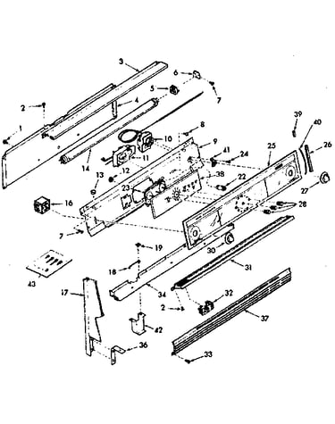 Backguard section