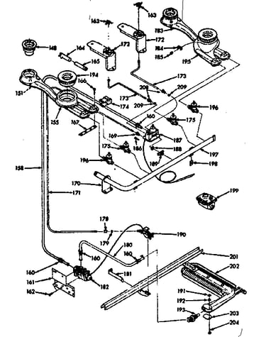 Burner section
