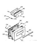 Oven door section