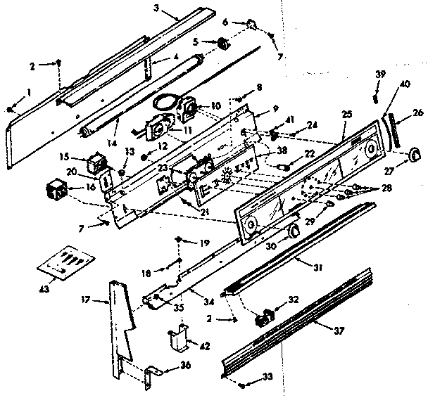 Backguard section