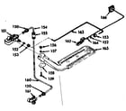 Kenmore 1037707260 upper oven burner section diagram