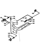 Upper oven burner section