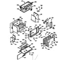 Kenmore 1037707240 upper body section diagram