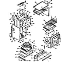 Kenmore 1037717260 lower body section diagram