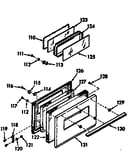 Lower body oven door section