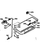 Upper oven burner section