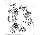 Kenmore 1037827360 lower body section diagram