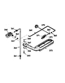 Upper oven burner section