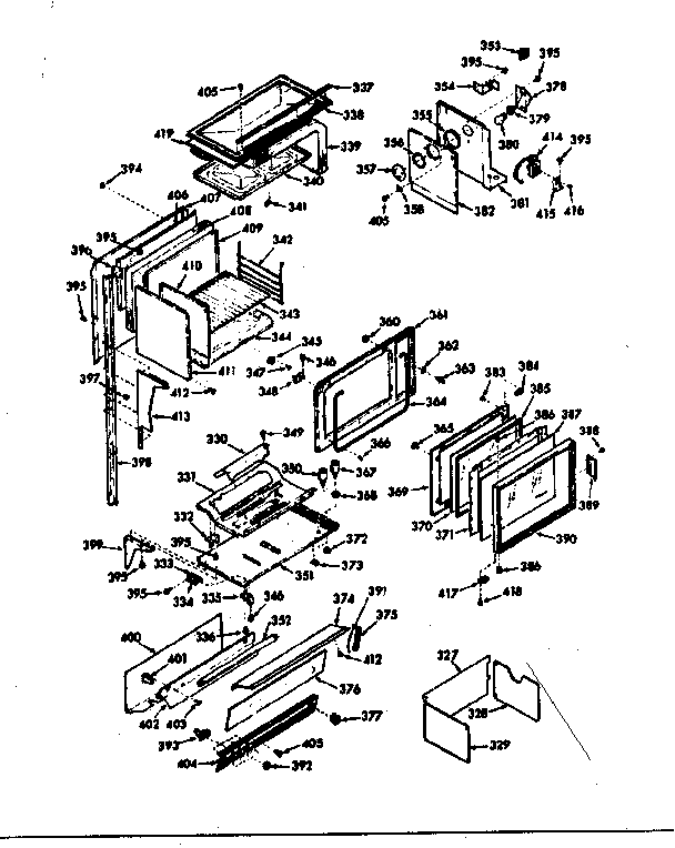 Upper body section