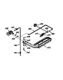 Upper oven burner section