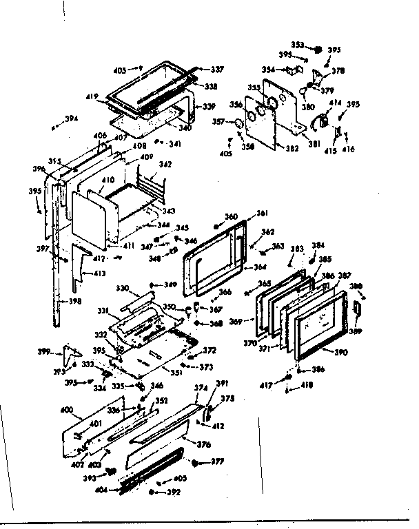 Upper body section