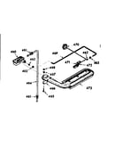 Upper oven burner section